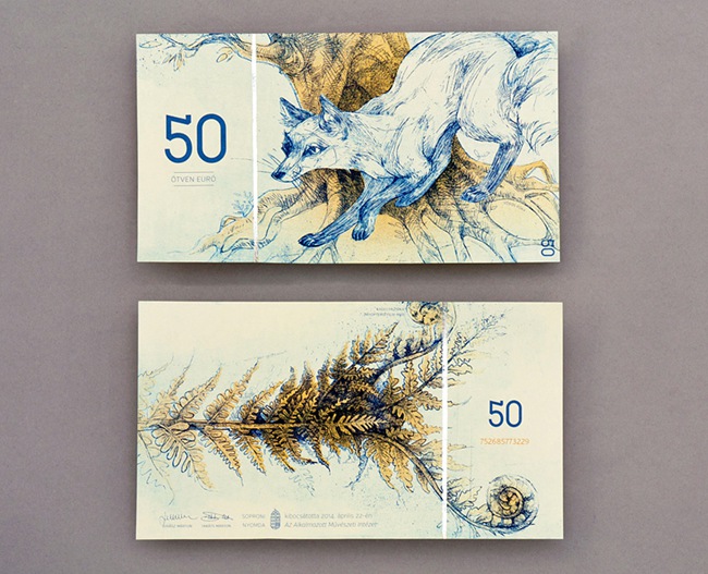創杰帶你看看動植物手繪風格匈牙利紙幣設計(圖7)