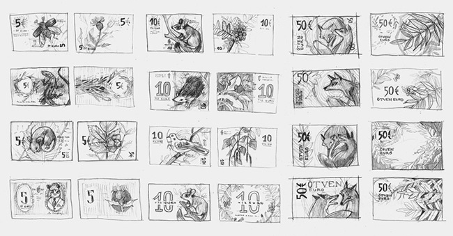 創杰帶你看看動植物手繪風格匈牙利紙幣設計(圖13)